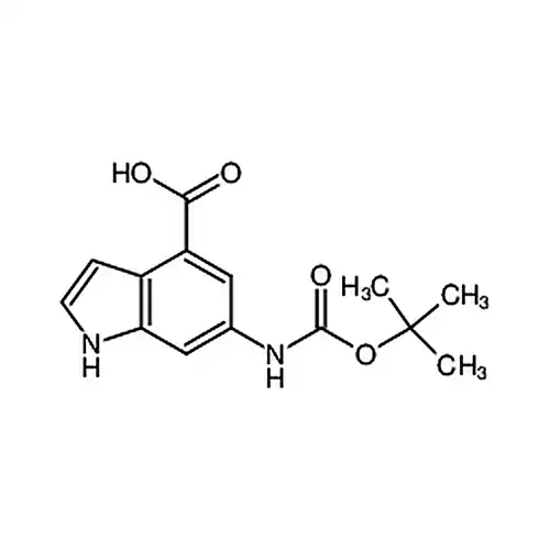 6-(叔丁氧羰基氨基)-1H吲哚-4-甲酸