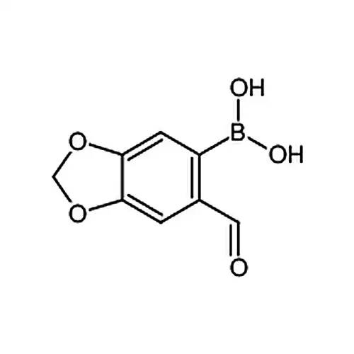 (6-甲酰基苯并[d][1,3]二氧杂环戊烯-5-基)硼酸