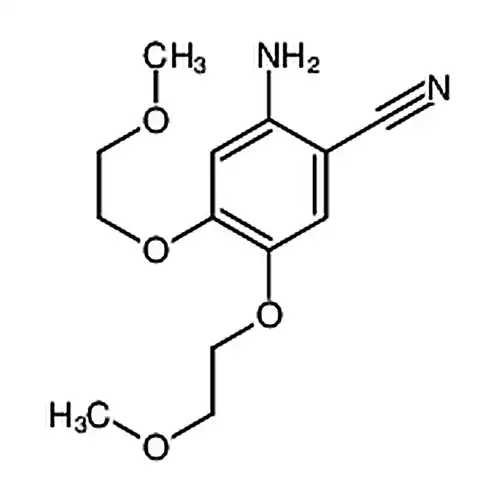 2-氨基-4,5-双(2-甲氧基乙氧基)苯腈