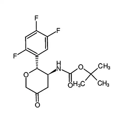 (2R，3S)-5-氧代-2-(2，4，5-三氟苯基)四氢-2H-吡喃-3-基)氨基甲酸叔丁酯