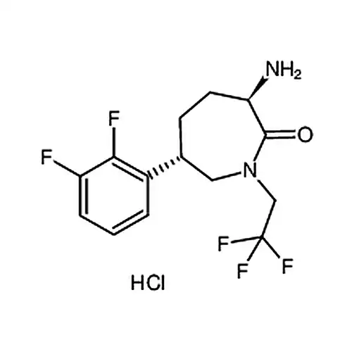 (3R，6S)-3-氨基-6-(2，3-二氟苯基)-1-(2，2，2-三氟乙基)氮杂环庚烷-2-酮盐