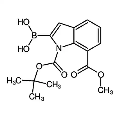 (1-(叔丁氧羰基)-7-(甲氧基羰基)-1H-吲哚-2-基)硼酸