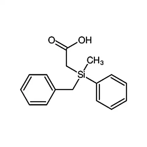 (+)-苄甲苯基硅基乙酸 [用于以核磁共振旋光纯度测定]