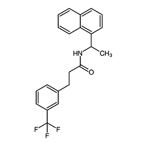 (S)-N-(1-(萘-1-基)乙基)-3-(3-(三氟甲基)苯基)丙酰胺
