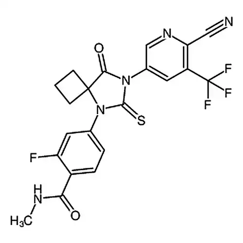 4-[7-[6-氰基-5-(三氟甲基)吡啶-3-基]-8-氧代-6-硫代-5,7-二氮杂螺[3.4]辛-5-基]-2-氟-N-甲基苯酰胺
