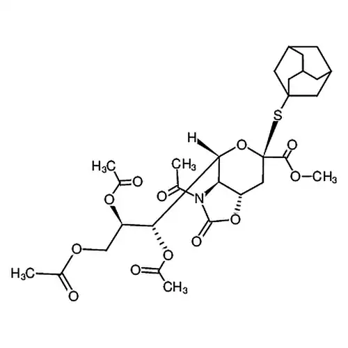 5-乙酰氨基-7，8，9-三-O-乙酰基-5-N，4-O-羰基-2-S-金刚烷基-2-硫代-α-神经氨酸甲酯