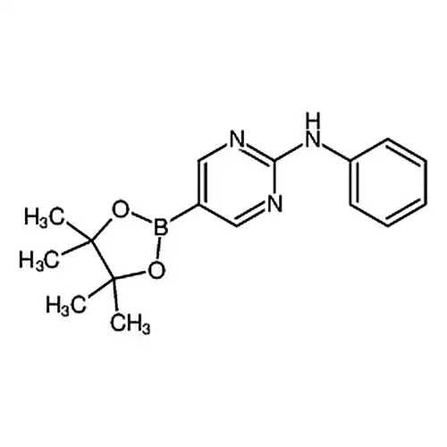 N-苯-5-(4，4，5，5-四甲基-1，3，2-二氧硼杂环戊烷-2-基)嘧啶-2-胺