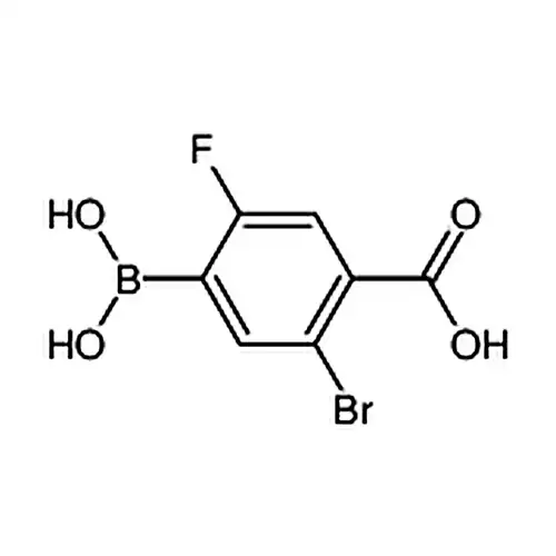 4-硼-2-溴-5-氟苯甲酸