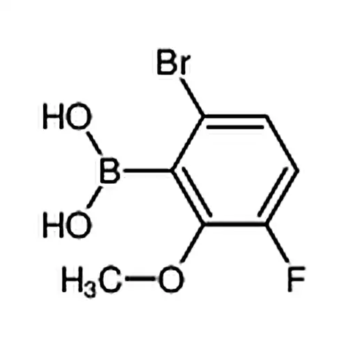 6-溴-3-氟-2-甲氧基苯硼酸