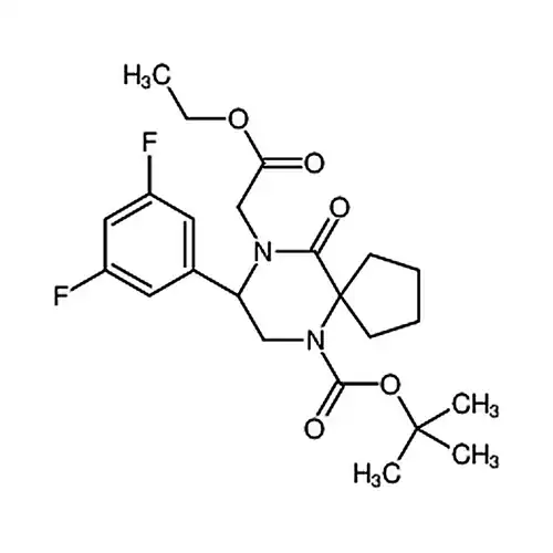 (R)-5-(3，5-二氟苯基)-9-(2-乙氧基-2-氧代乙基)-10-氧代-6，9-二氮杂螺[4
