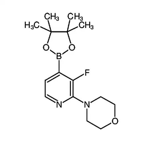 4-(3-氟-4-(4，4，5，5-四甲基-1，3，2-二氧硼杂环戊烷-2-基)吡啶-2-基)吗啉