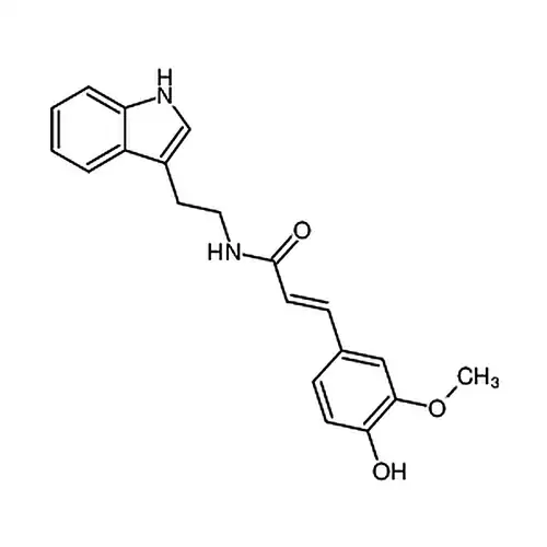 (E)-N-[2-(3-吲哚基)乙基]-3-(3-甲氧基-4-羟基苯基)丙烯酰胺