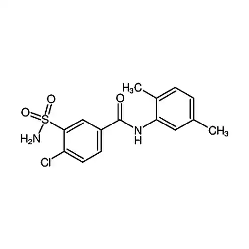 4-氯-N-(2，5-二甲基苯基)-3-氨磺酰苯甲酰胺