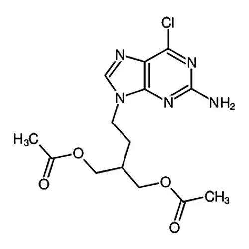 2-(2-(2-氨基-6-氯-9H-嘌呤-9-基)乙基)丙烷-1,3-二乙酸二酯