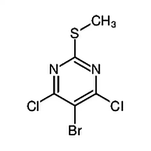 5-溴-4,6-二氯-2-(甲硫基)嘧啶