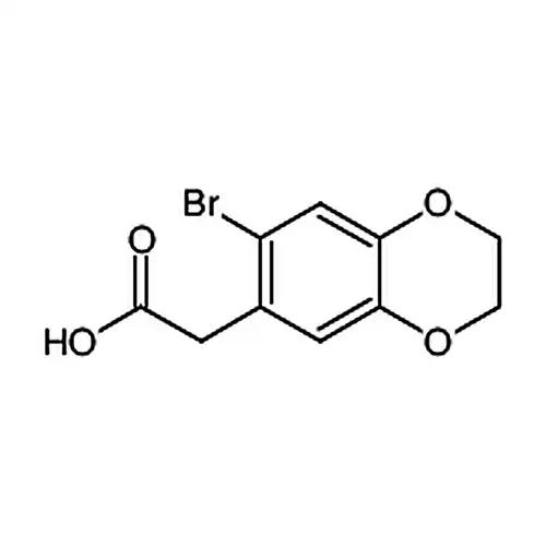 2-(7-溴-2,3-二氢-1,4-苯并二噁英-6-基)乙酸