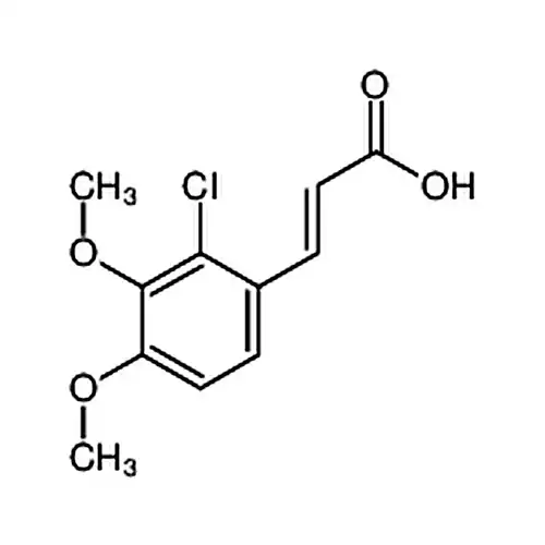 2-氯-3，4-二甲氧基肉桂酸