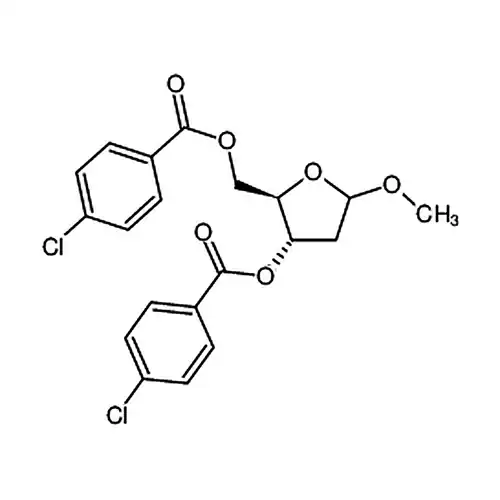 1-甲氧基-3，5-二对氯苯甲酰基-2-脱氧核糖