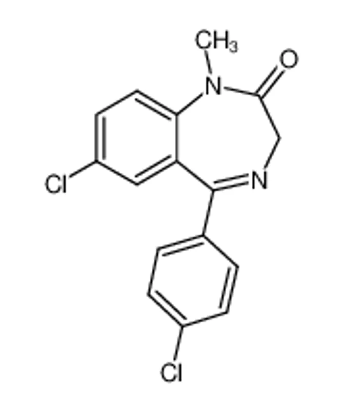 7-氯-5-(4-氯苯基)-1，3-二氢-1-甲基-2H-1，4-苯并二氮杂-2-酮