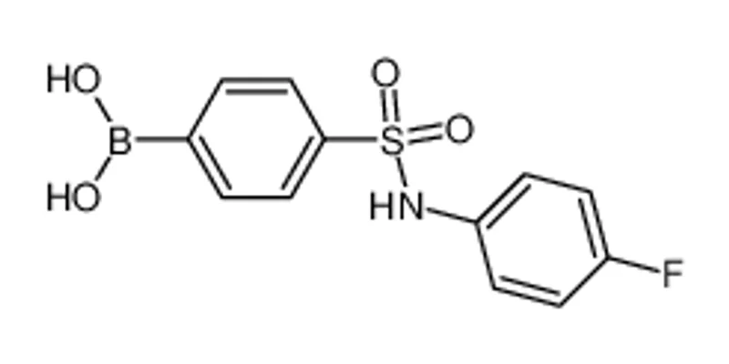 4-(4-氟苯基氨磺酰基)苯硼酸