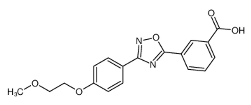 3-[3-[4-(2-甲氧基乙氧基)苯基]-1，2，4-恶二唑-5-基]苯甲酸