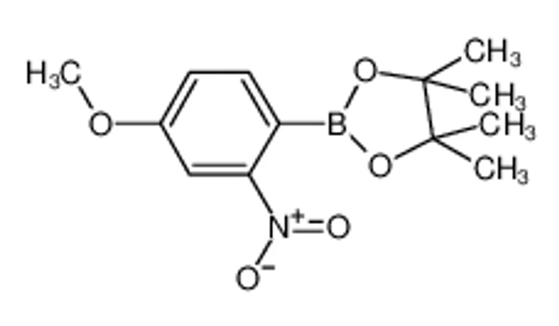 2-(4-甲氧基-2-硝基苯基)-4,4,5,5-四甲基-1,3,2-二氧硼杂环戊烷
