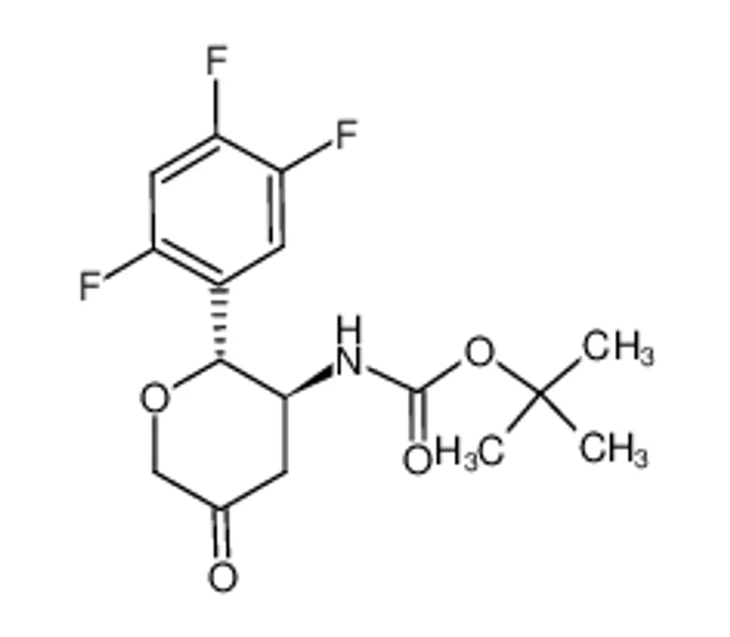 (2R，3S)-5-氧代-2-(2，4，5-三氟苯基)四氢-2H-吡喃-3-基)氨基甲酸叔丁酯