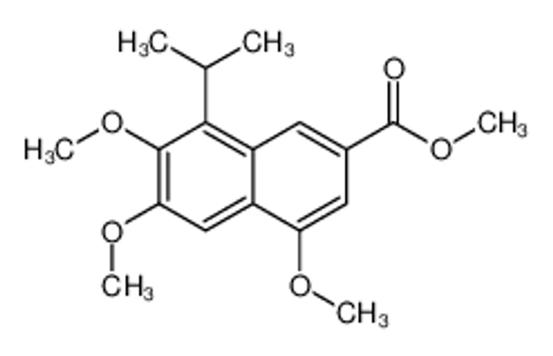 8-异丙基-4，6，7-三甲氧基-2-萘甲酸甲酯