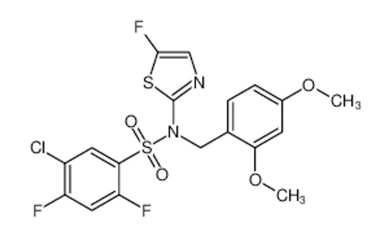 5-氯-N-(2，4-二甲氧基苄基)-2，4-二氟-N-(5-氟噻唑-2-基)苯磺酰胺