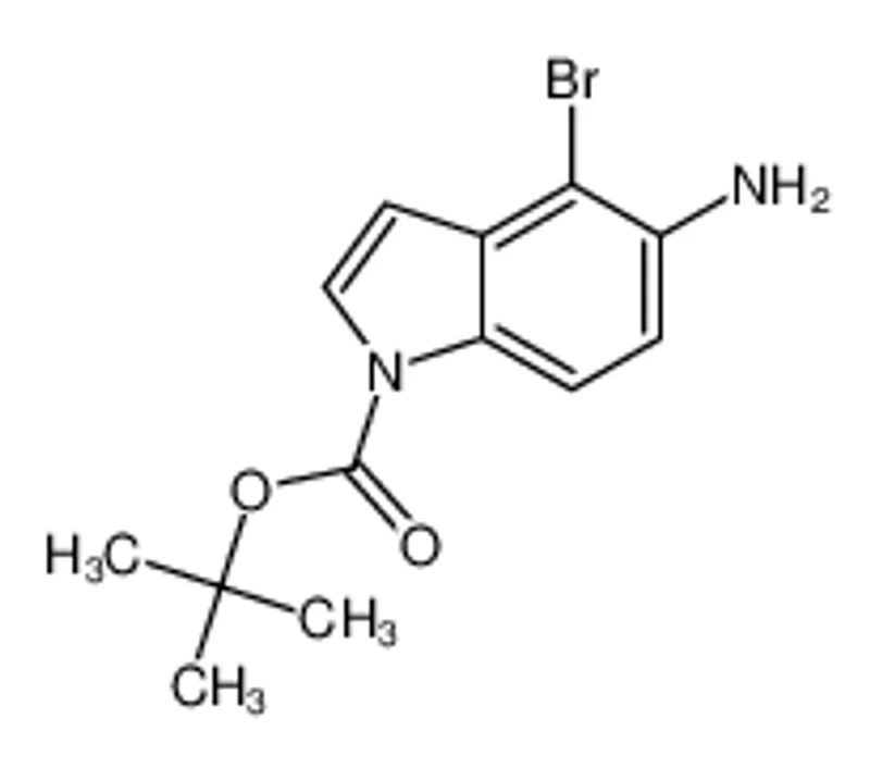 5-氨基-4-溴-1H-吲哚-1-羧酸叔丁酯