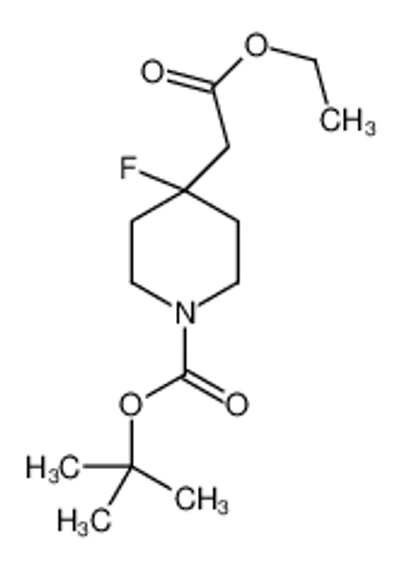 4-(2-乙氧基-2-氧代乙基)-4-氟哌啶-1-羧酸叔丁酯