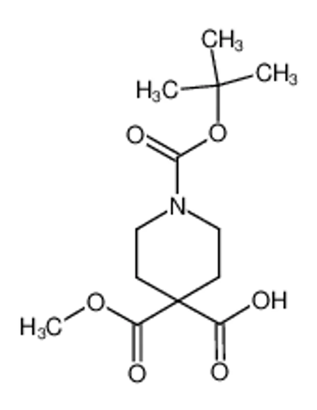 1-(叔丁氧羰基)-4-(甲氧羰基)哌啶-4-羧酸