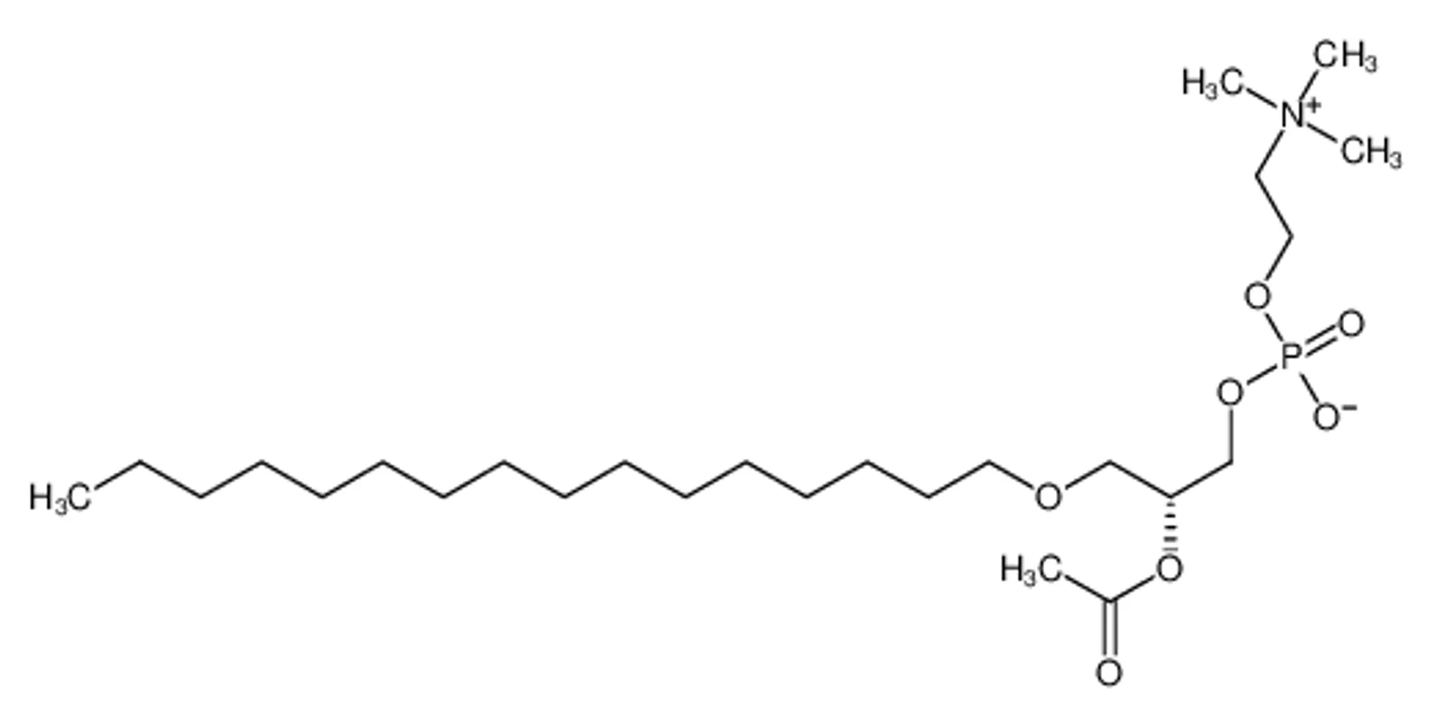 1-O-hexadecyl-2-acetyl-sn-glycero-3-phosphocholine