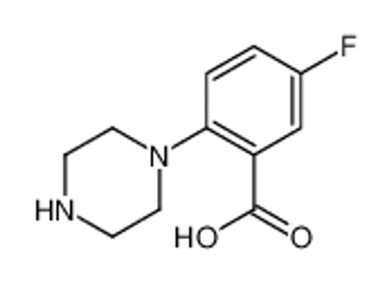 2-(1-哌嗪基)-5-氟苯甲酸