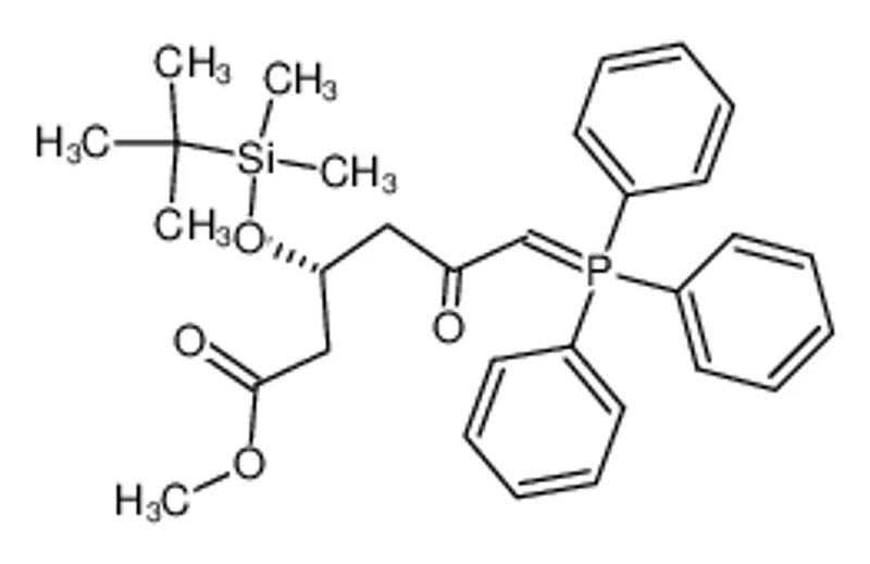 (3R)-叔丁基二甲硅氧基-5-氧代-6-三苯基膦烯己酸甲酯