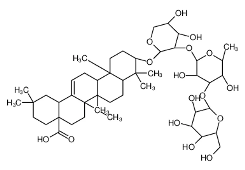 齐墩果酸-3-O-β-D葡萄糖( 1→3)-α-L-鼠李糖(1→2)-α-L-阿拉伯糖苷