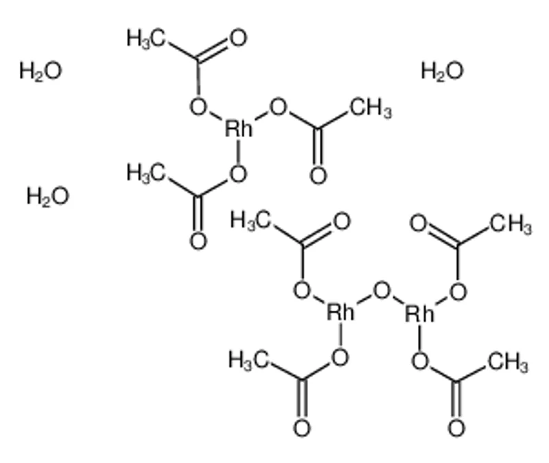 己(乙酸根)-μ-氧三(水)三铑(III)乙酸盐