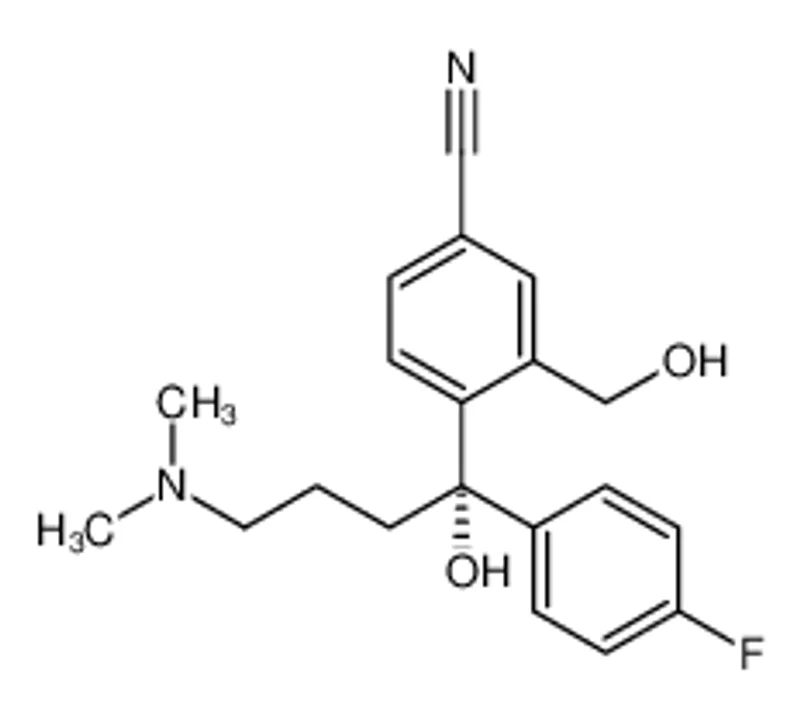 (S)-4-[4-(二甲胺基)-1-(4-氟苯基)-1-(羟基丁基)-3-(羟基甲基)苯腈