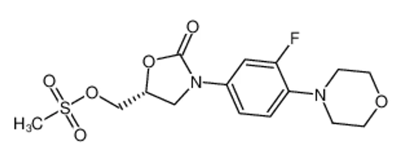 (R)-N-[3-(3-氟-(4-吗啉基)苯基)-2-氧代-5-噁唑烷基]甲醇甲磺酸酯