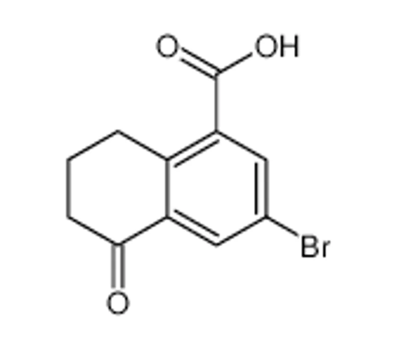 3-溴-5-氧代-5,6,7,8-四氢化萘-1-羧酸