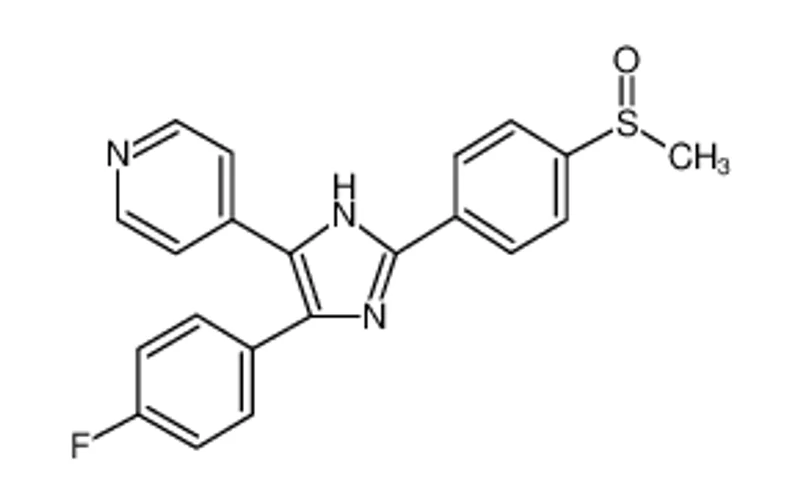 4-(4-氟苯基)-2-(4-甲基亚磺酰基苯基)-5-(4-吡啶基)-1H-咪唑
