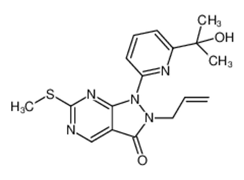 2-烯丙基-1-(6-(2-羟基丙-2-基)吡啶-2-基)-6-(甲巯基)-1H-吡唑并[3,4-d]嘧啶-3(2H)-酮