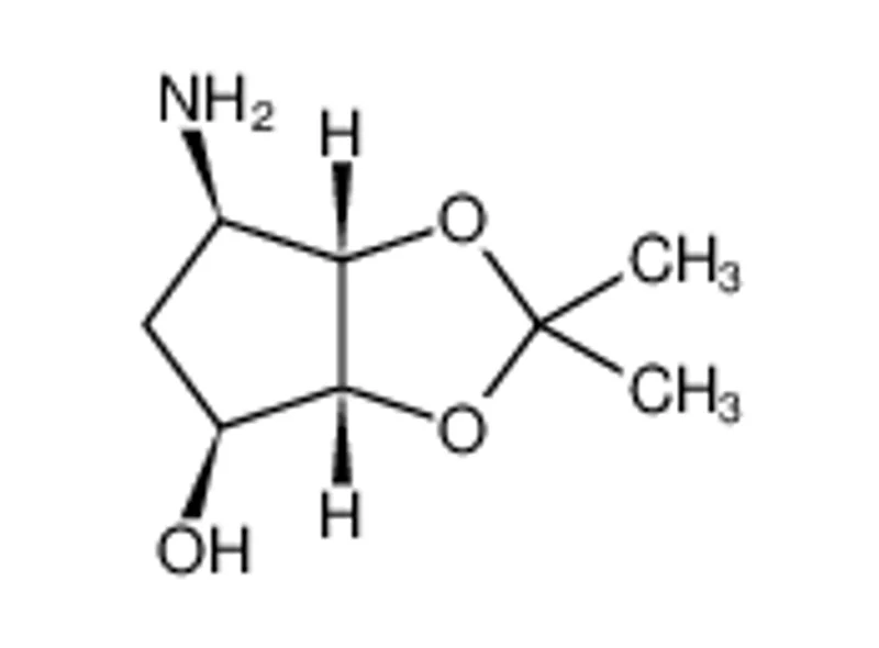 (3aR,4S,6R,6aS)-6-氨基-2,2-二甲基四氢-3aH-环戊二烯并[d] [1,3]二氧杂环戊烯-4-醇