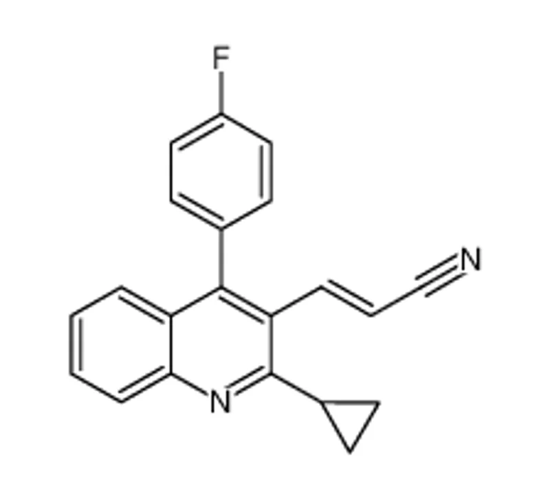 (E)-3-(2-环丙基-4-(4-氟苯基)喹啉-3-基)丙烯腈