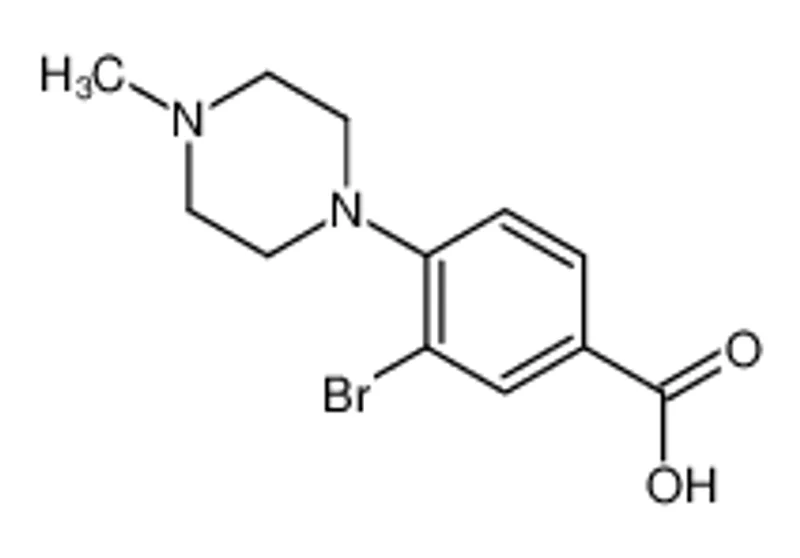 3-溴-4-(4-甲基-1-哌嗪基)苯甲酸