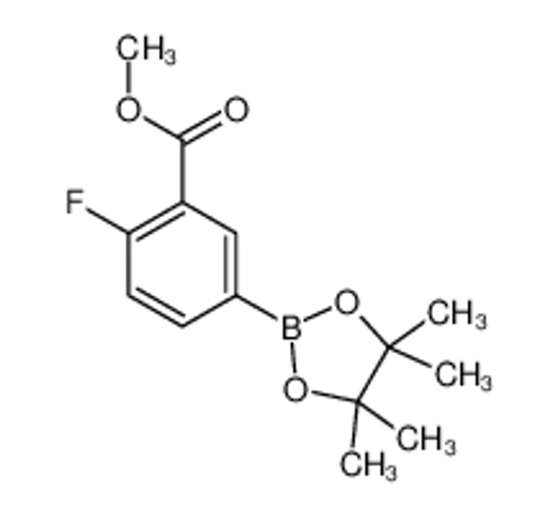 2-氟-5-(4,4,5,5-四甲基-1,3,2-二氧硼杂环戊烷-2-基)苯甲酸甲酯