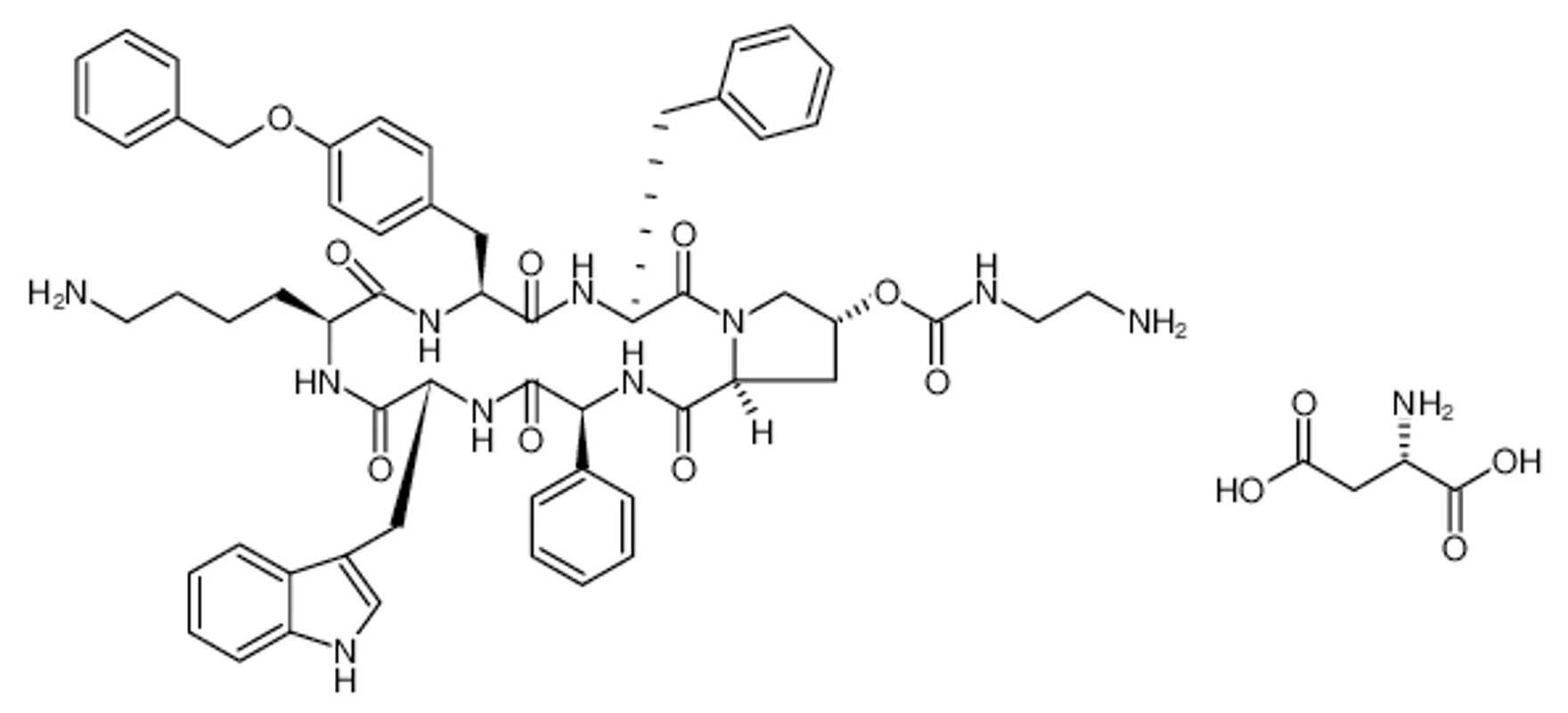 Pasireotide L-aspartate salt